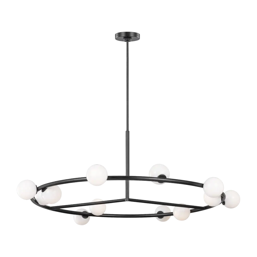 Altair Extra Large Chandelier in Aged Iron - Image 4