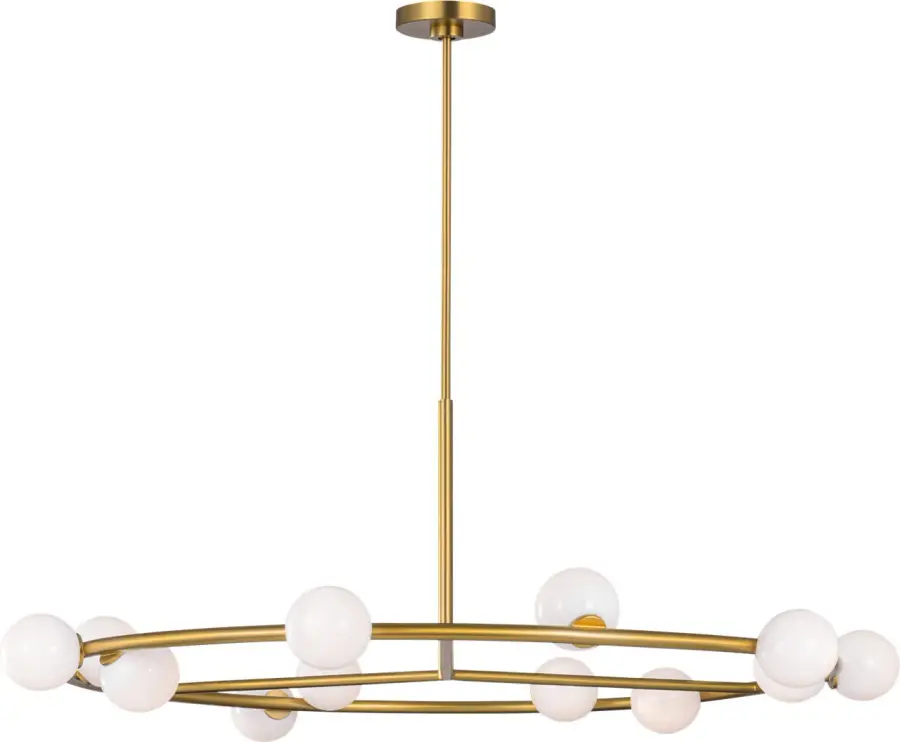 Altair Extra Large Chandelier in Burnished Brass - Image 1