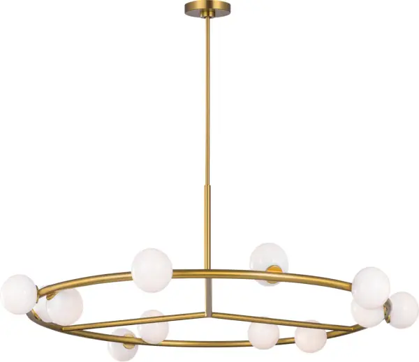 Altair Extra Large Chandelier in Burnished Brass - Image 3