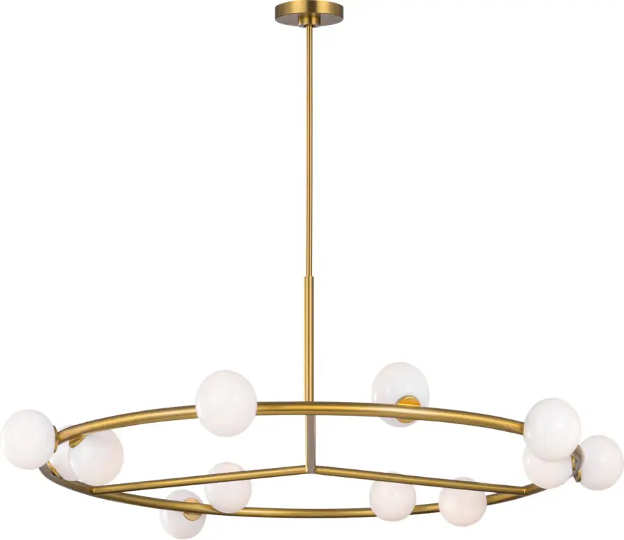 Altair Extra Large Chandelier in Burnished Brass - Image 3