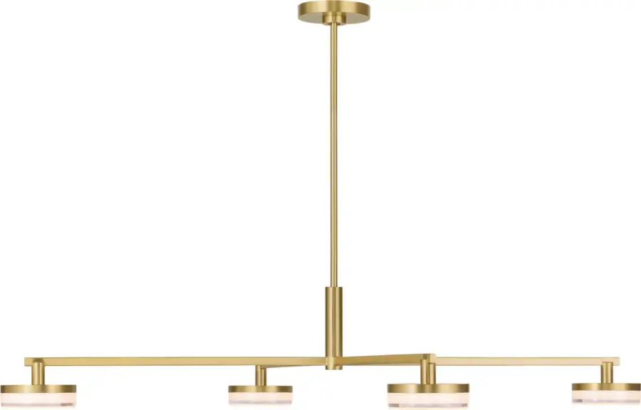 Khan Large Chandelier in Burnished Brass - Image 2