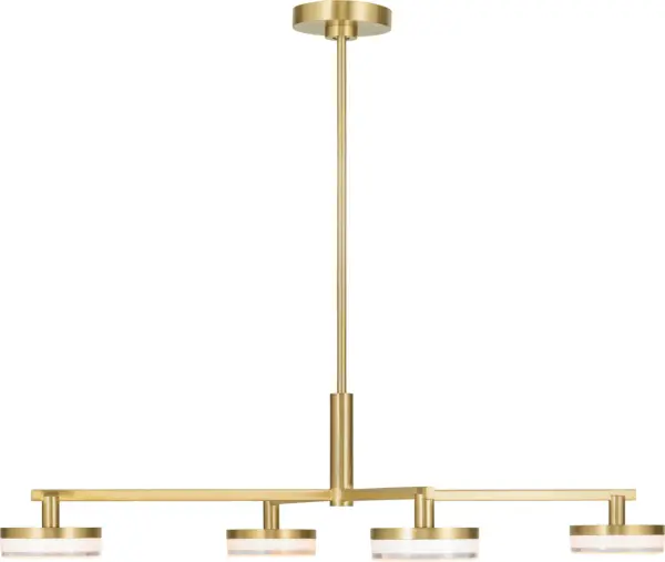 Khan Large Chandelier in Burnished Brass - Image 3