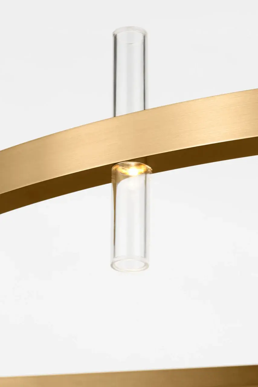 Silas 48" Chandelier in Burnished Brass - Image 2