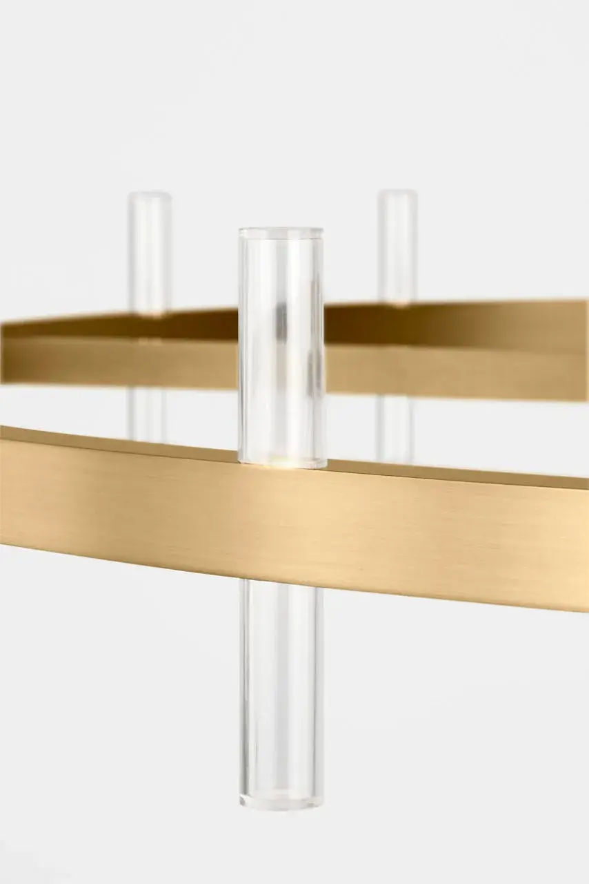Silas 48" Chandelier in Burnished Brass - Image 3