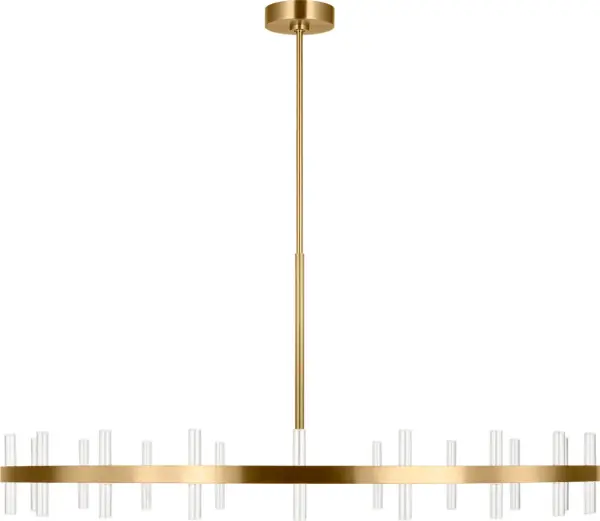 Silas 48" Chandelier in Burnished Brass - Image 4