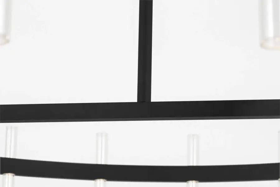 Silas 48" Chandelier in Midnight Black - Image 3