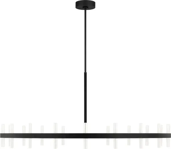 Silas 48" Chandelier in Midnight Black - Image 4