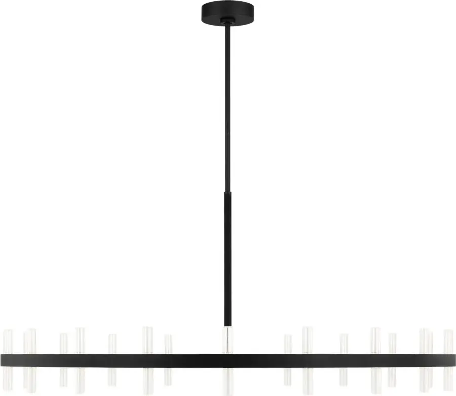 Silas 48" Chandelier in Midnight Black - Image 4