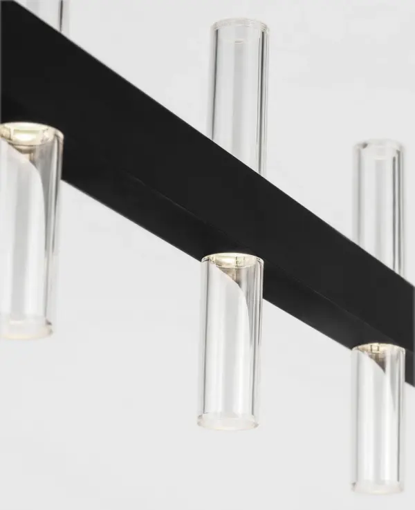 Silas 56" Linear Chandelier in Midnight Black - Image 3