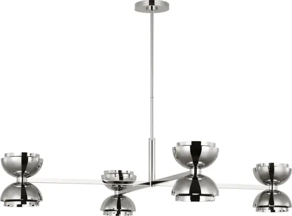 Shanti X-Large Chandelier in Polished Nickel - Image 3
