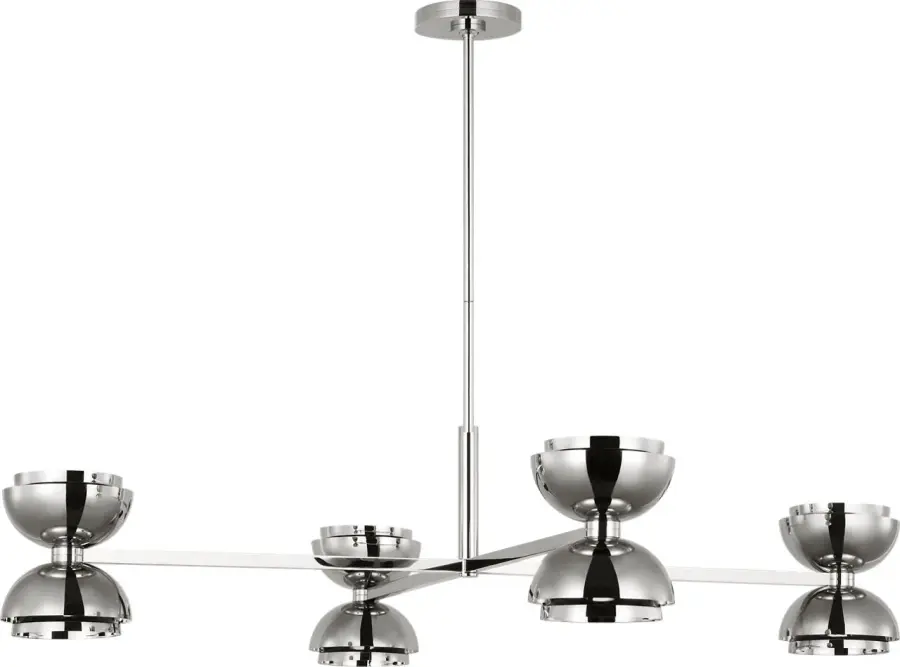 Shanti X-Large Chandelier in Polished Nickel - Image 3