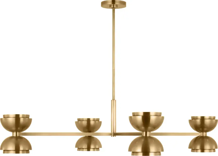 Shanti X-Large Chandelier in Natural Brass - Image 1