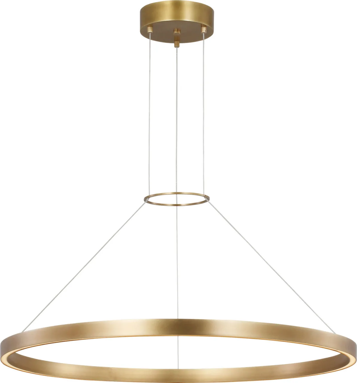 Fiama 36" Suspension in Plated Brass