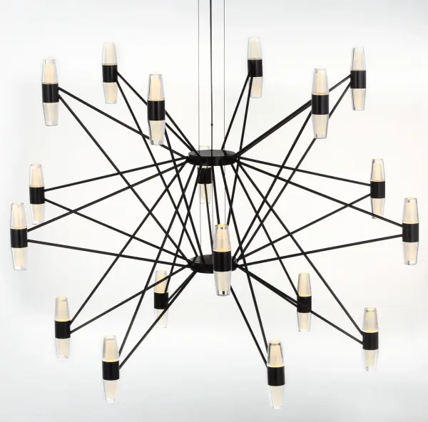 Lassell Three Tier X-Large Chandelier in Dark Bronze - Image 4