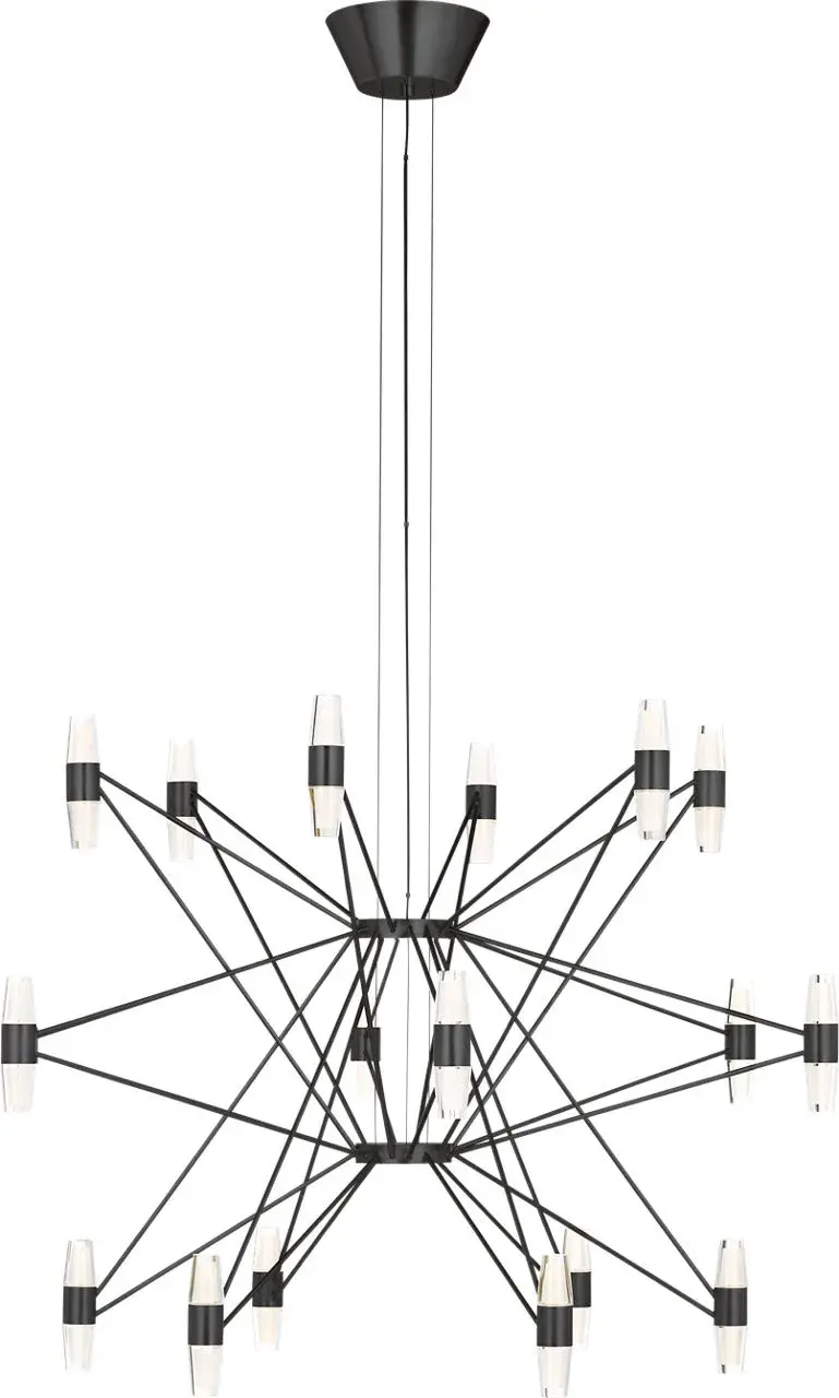 Lassell Three Tier X-Large Chandelier in Dark Bronze - Image 5