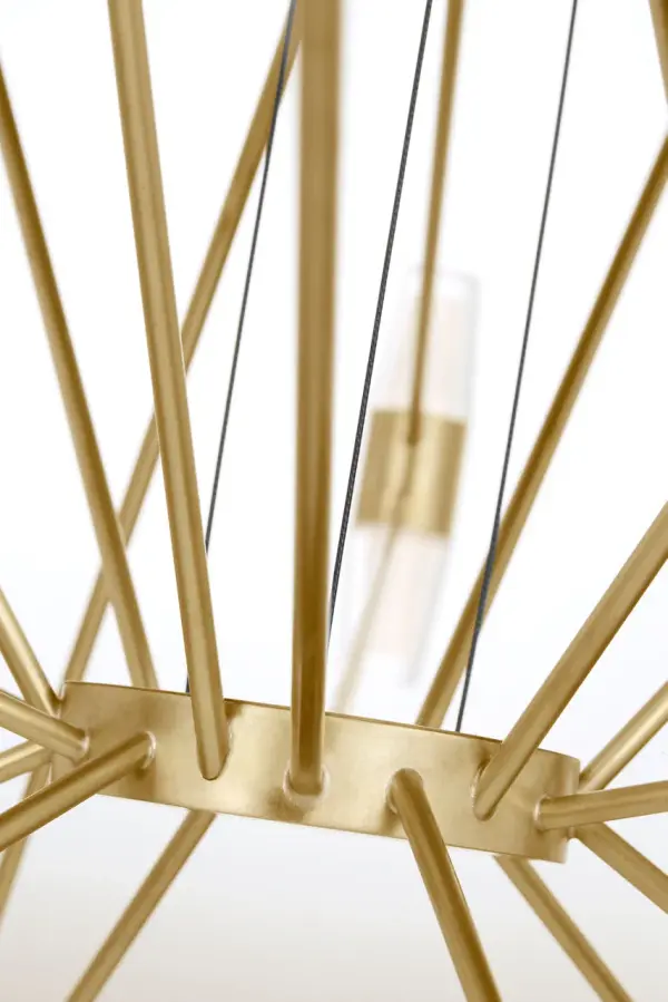 Lassell Three Tier X-Large Chandelier in Natural Brass - Image 3