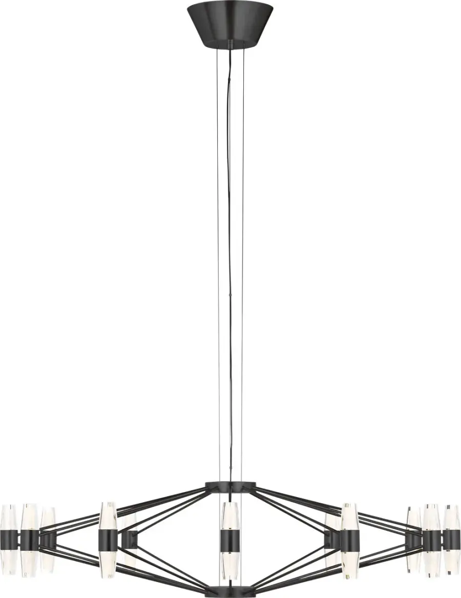 Stunning Oversized Chandelier Blends Mountain Luxe with Modern Minimalism - Image 1