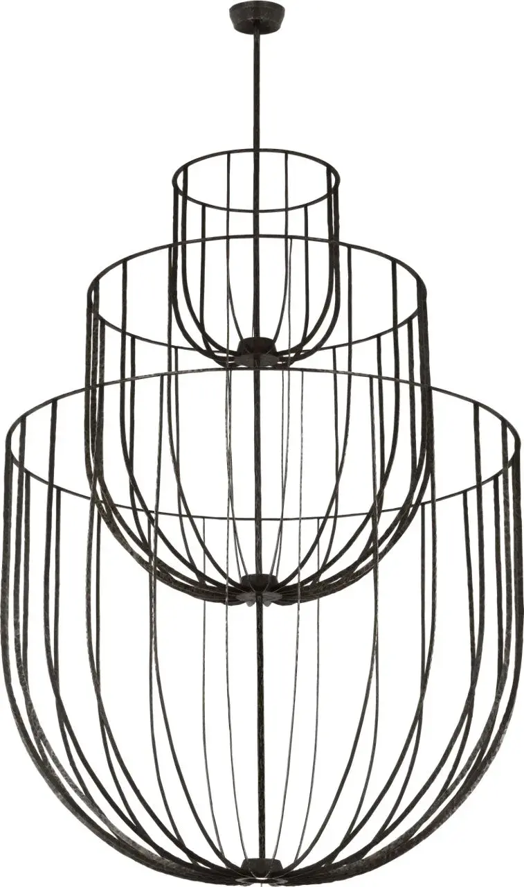 Sanchi Grande Three Tier Chandelier - Image 1