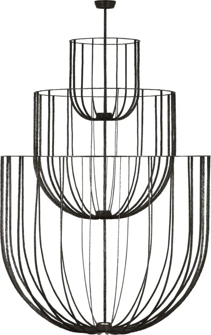 Sanchi Grande Three Tier Chandelier - Image 3