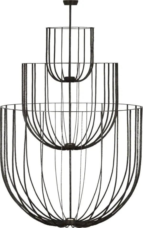 Sanchi Grande Three Tier Chandelier - Image 4