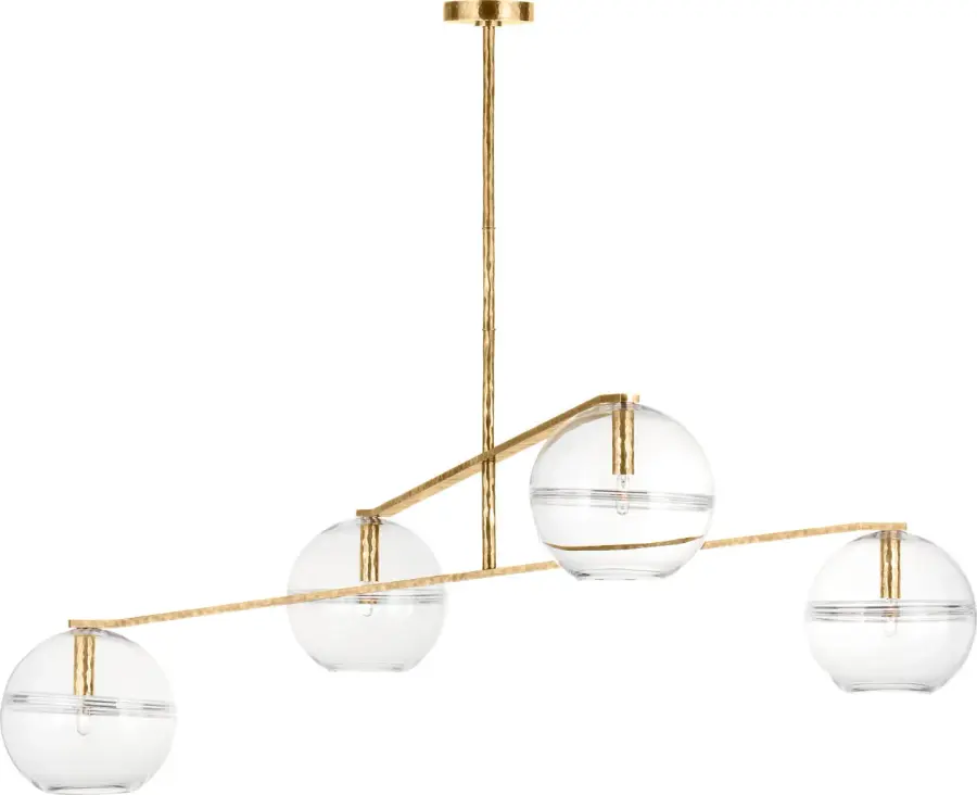 Lowing Medium Chandelier in Polished Antique Brass - Image 2