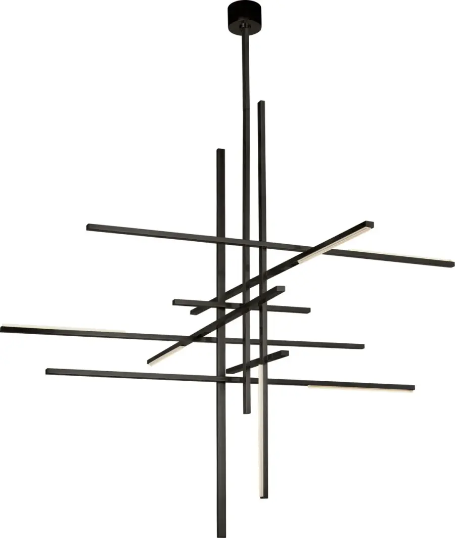 Dramatic Grande-Scale Chandelier with Architectural Presence - Image 2