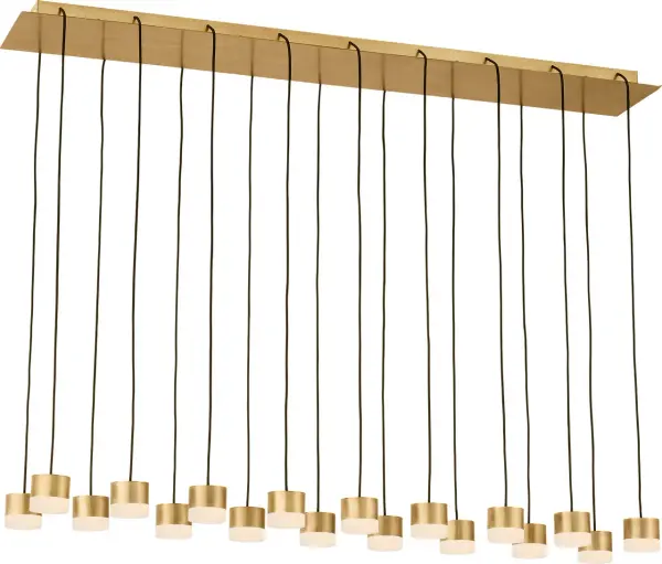 The Gable 18-light chandelier commands attention with its impressive scale and luxurious alabaster shades. Hand-rubbed antique brass finish adds warmth and sophistication, making it perfect for grand dining rooms and two-story foyers.