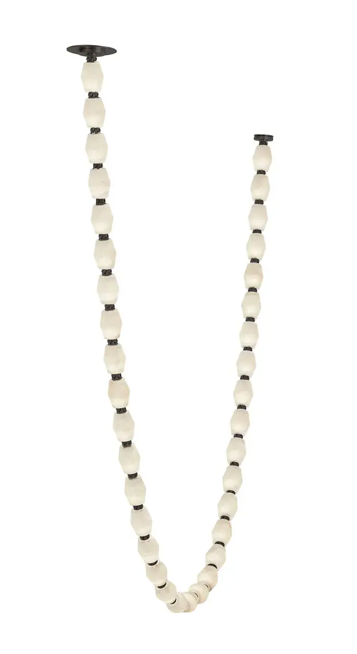 Collier Alabaster 108" Chandelier in Bronze - Image 2