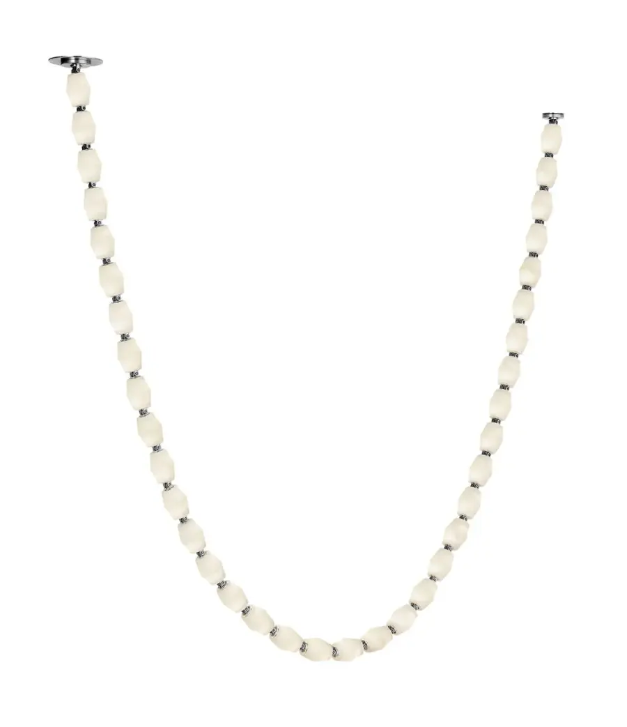 Collier Alabaster 108" Chandelier in Polished Nickel - Image 1