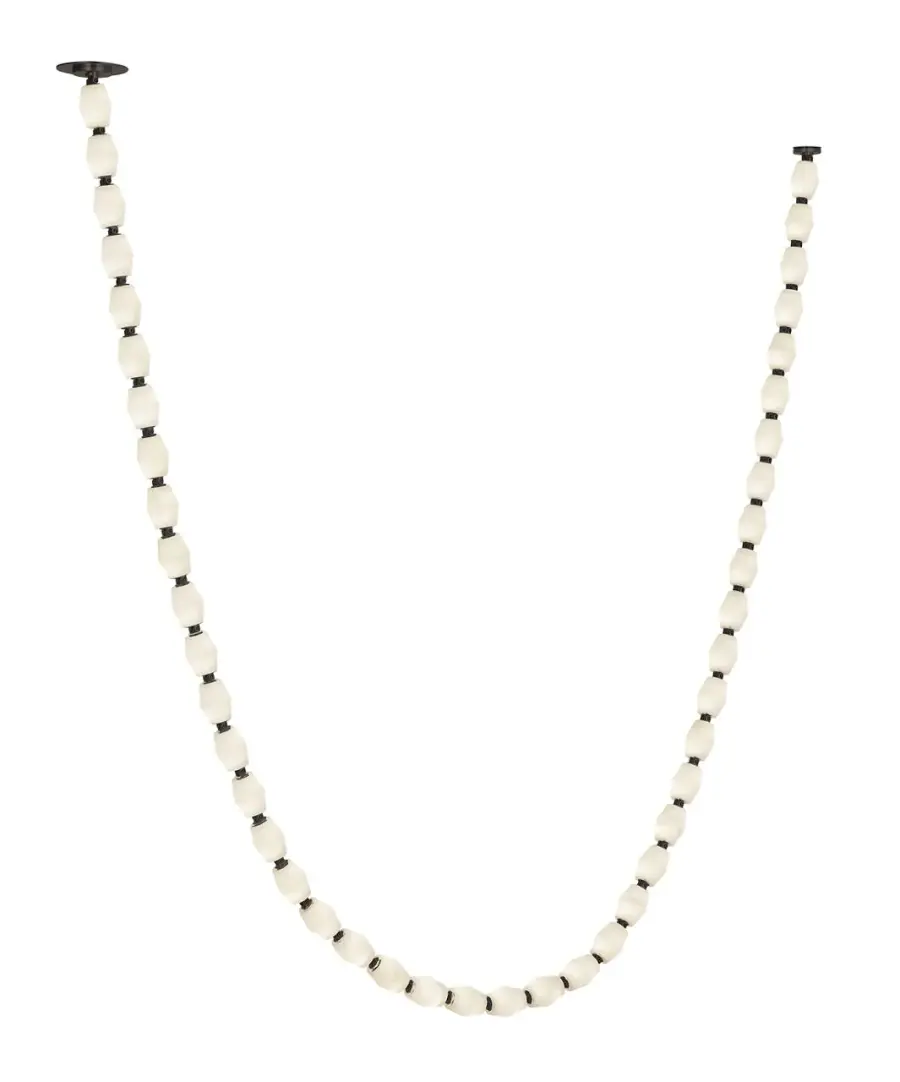 Collier Alabaster 132" Chandelier in Bronze - Image 1