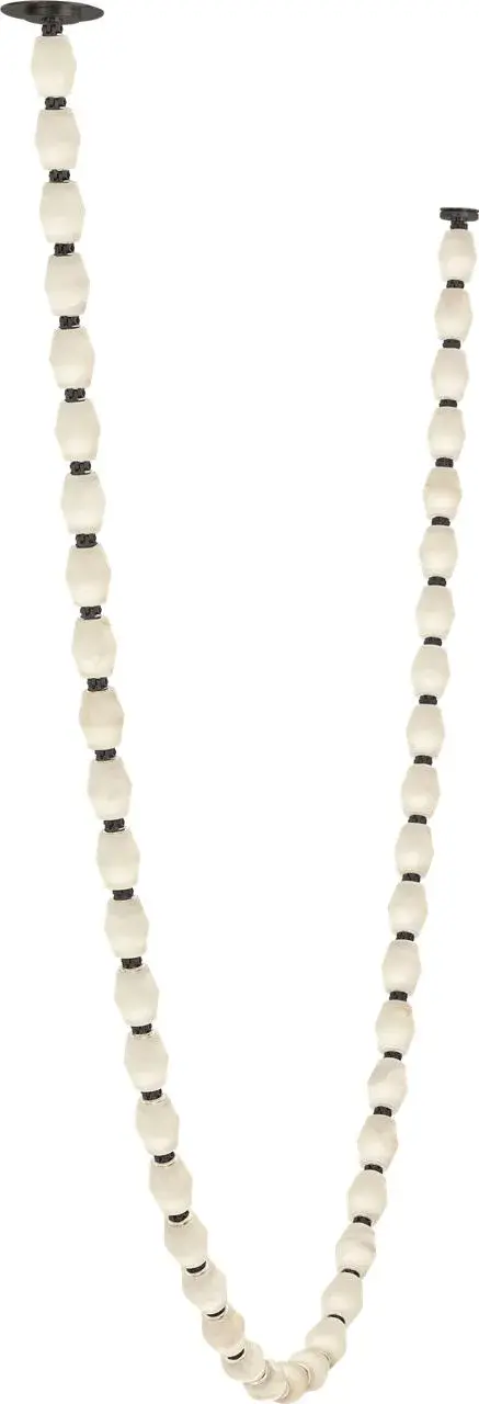 Collier Alabaster 132" Chandelier in Polished Nickel - Image 2