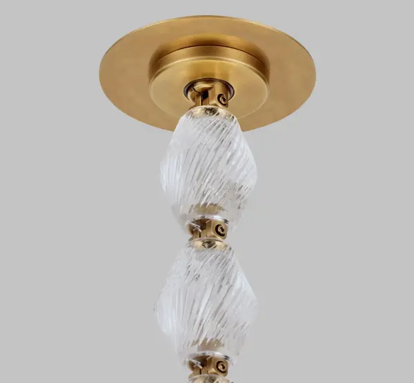 Collier Alabaster 240 Chandelier in Polished Nickel - Image 5