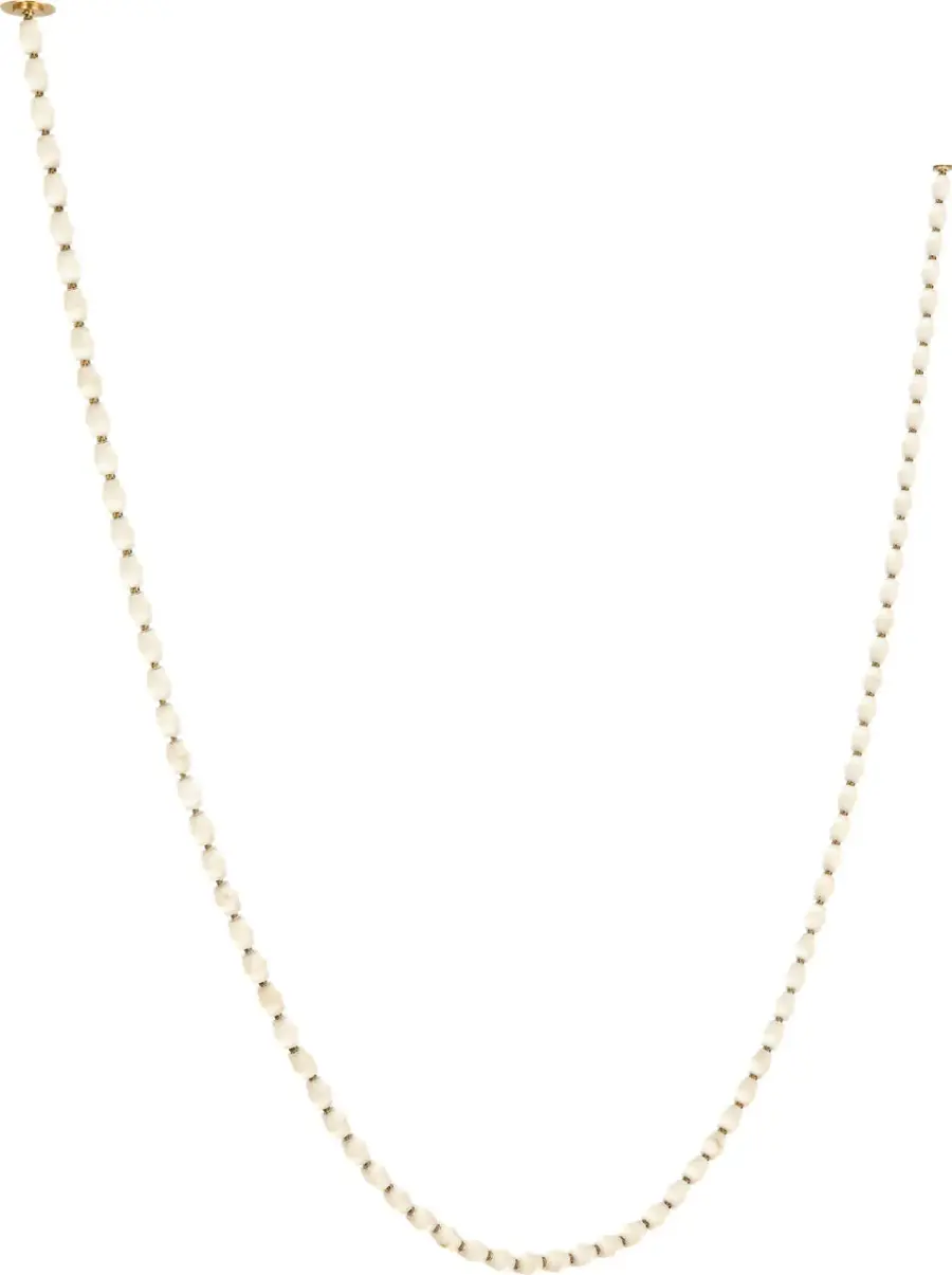 Collier Alabaster 240 Chandelier in Hand-Rubbed Antique Brass - Image 1