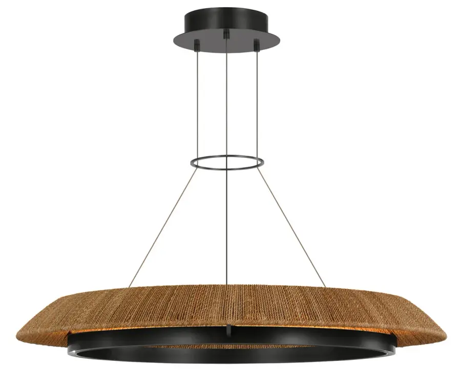 Noa Large Chandelier in Natural Bronze - Image 1
