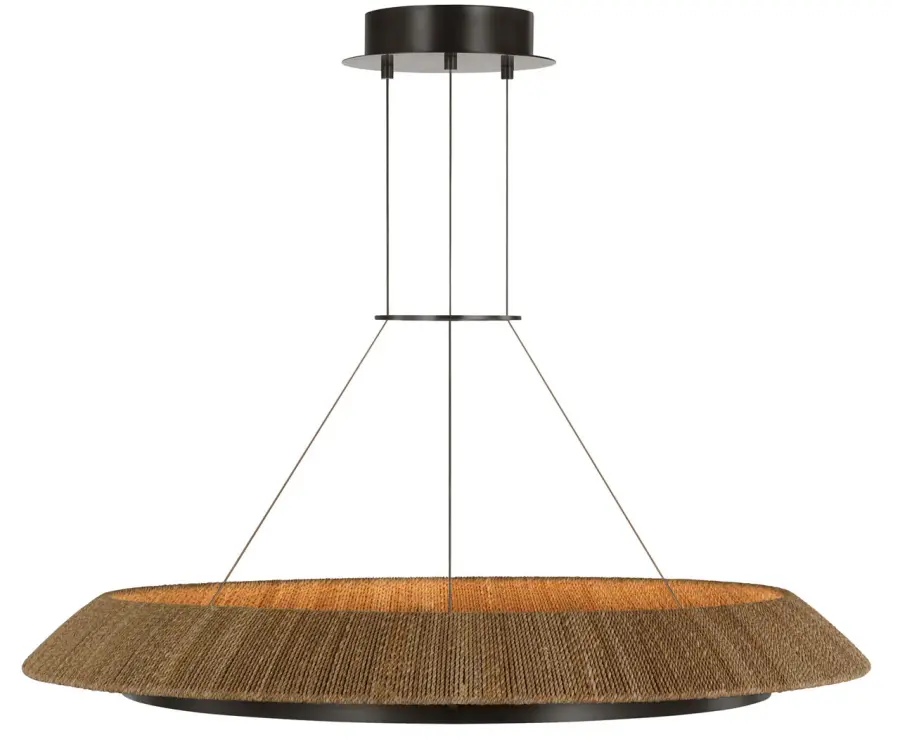 Noa Large Chandelier in Natural Bronze - Image 2