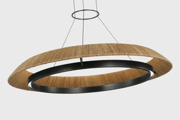 Noa Large Chandelier in Natural Bronze - Image 3