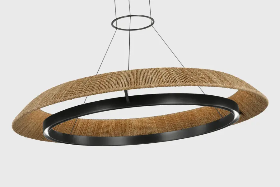 Noa Large Chandelier in Natural Bronze - Image 3