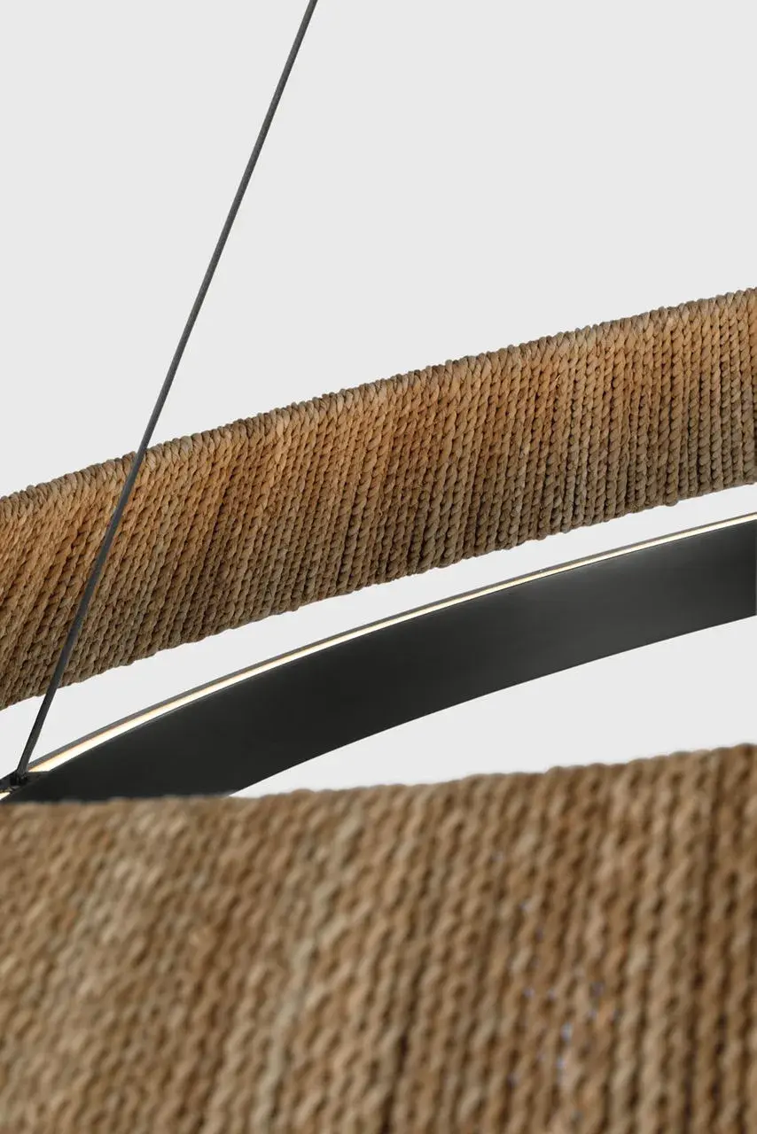 Noa Large Chandelier in Natural Bronze - Image 4