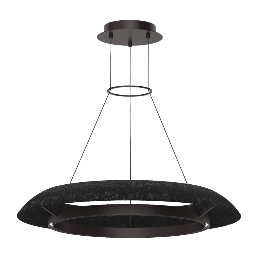 Noa Medium Chandelier in Washed Black Bronze - Image 1