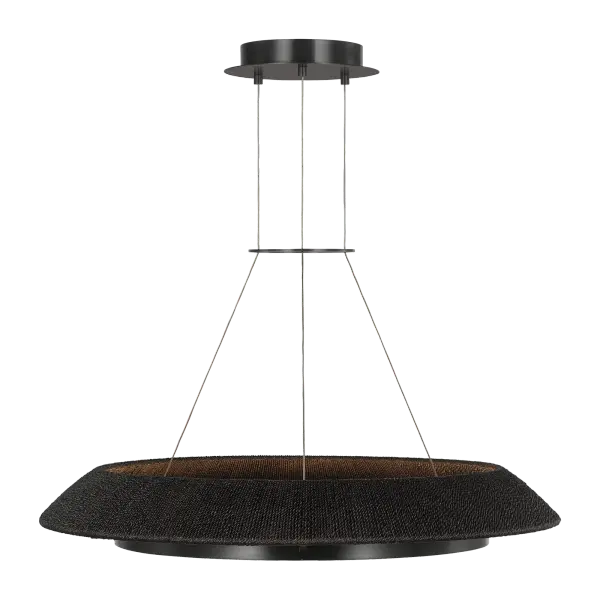 Noa Medium Chandelier in Washed Black Bronze - Image 3