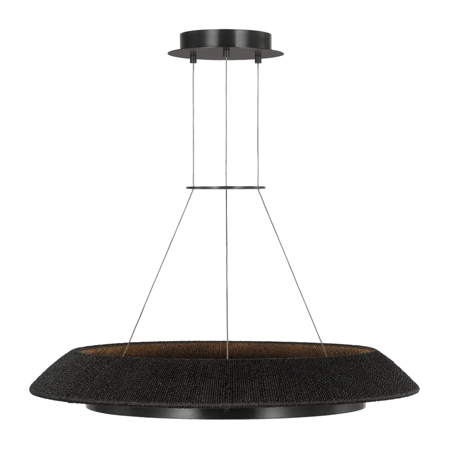 Noa Medium Chandelier in Washed Black Bronze - Image 3