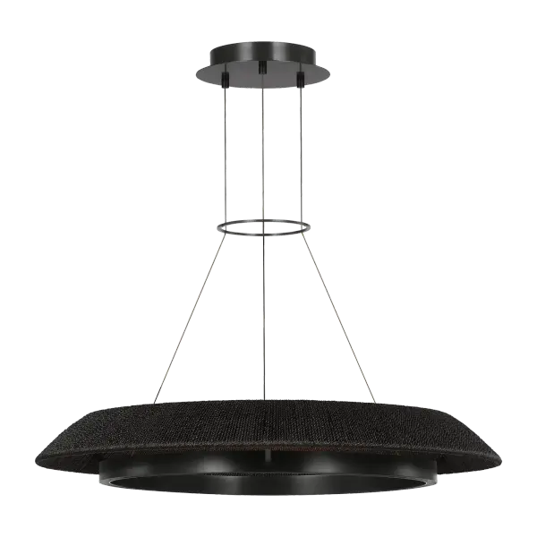 Noa Medium Chandelier in Washed Black Bronze - Image 5