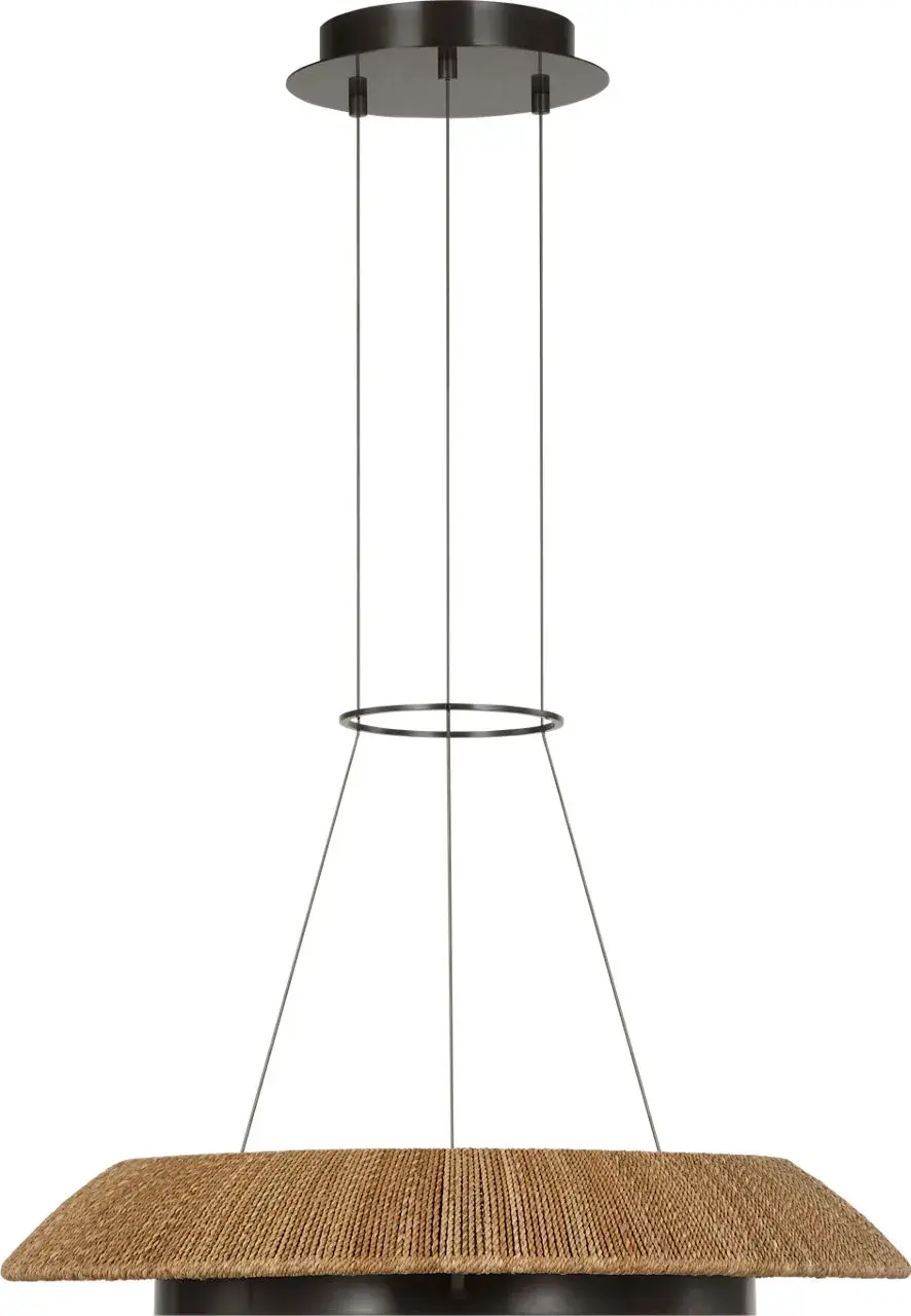 Noa Small Chandelier in Natural Bronze - Image 1