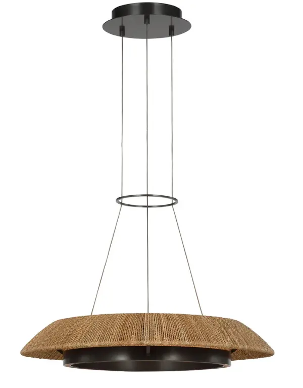 Noa Small Chandelier in Natural Bronze - Image 5