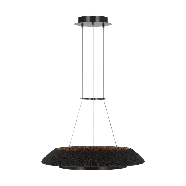 Noa Small Chandelier in Washed Black Bronze - Image 3