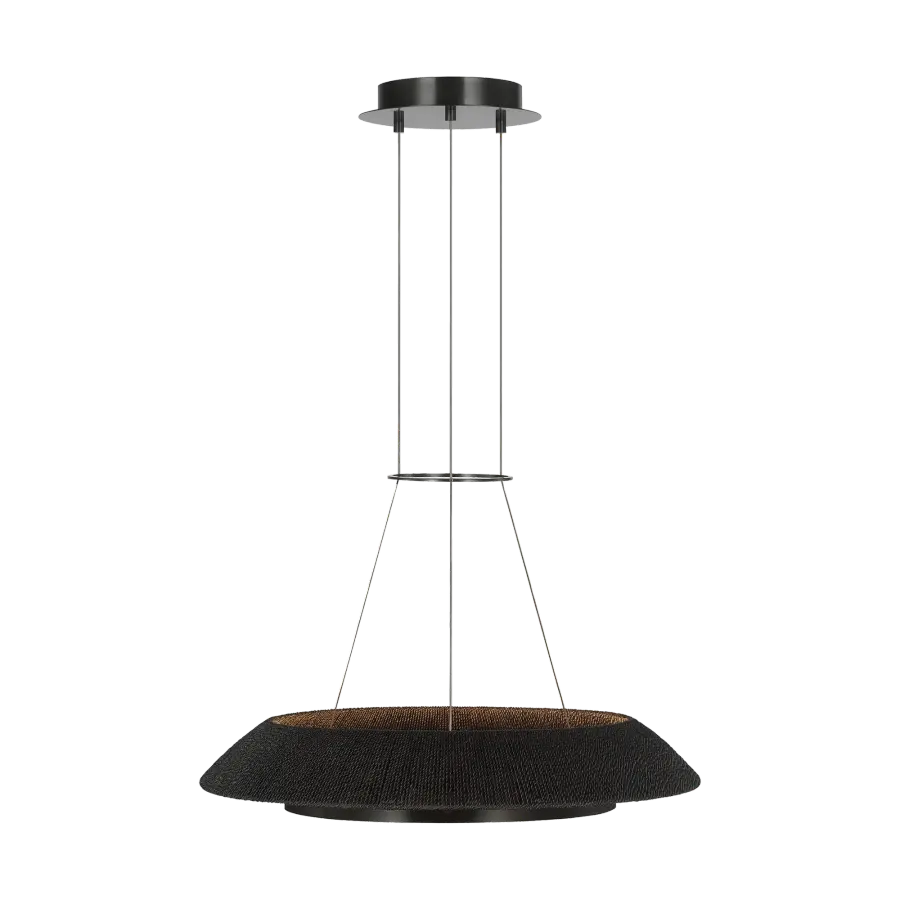 Noa Small Chandelier in Washed Black Bronze - Image 3