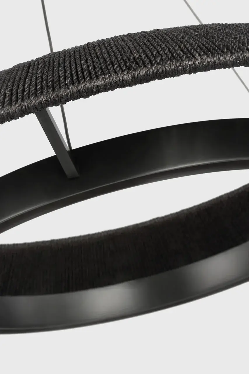 Noa Small Chandelier in Washed Black Bronze - Image 4