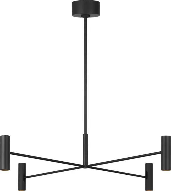 Ponte Large Chandelier in Nightshade Black - Image 5
