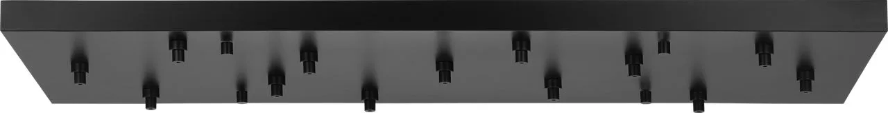 54" Rectangular Multiport Canopy in Nightshade Black