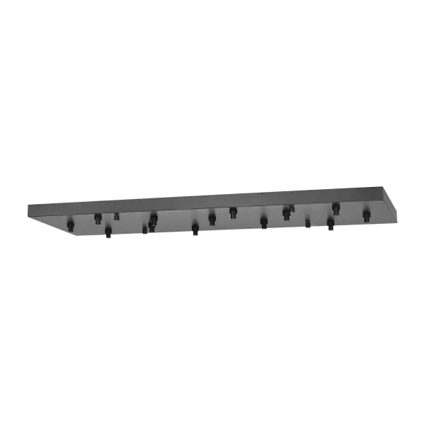 54" Rectangular Multiport Canopy in Nightshade Black - Image 3